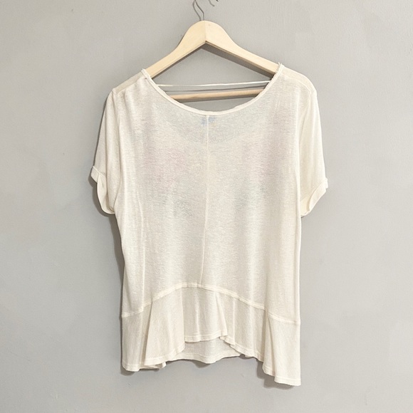 NWT Anthropologie Embroidered Linen Floral Top White Pink Size Small - Picture 10 of 16